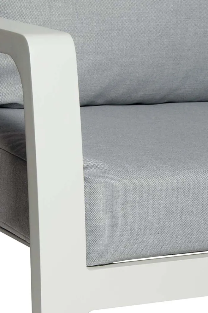 Sale Paco World Collections Stoel-bank loungeset 'Sunlake' 4-delig Wit