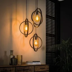 Online Paco World Collections Swirl hanglamp 3 lichten