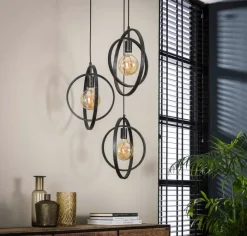 Online Paco World Collections Swirl hanglamp 3 lichten