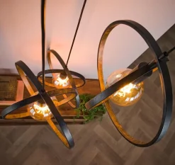 Online Paco World Collections Swirl hanglamp 3 lichten