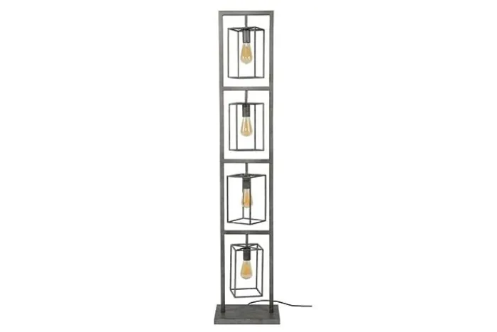 Outlet Paco World Collections Tampa Vloerlamp 4 lampen
