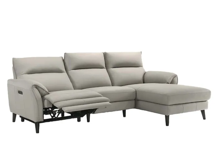 Outlet Paco World Collections Tivola Bankstel 3-zits met longchair incl. relaxfunctie